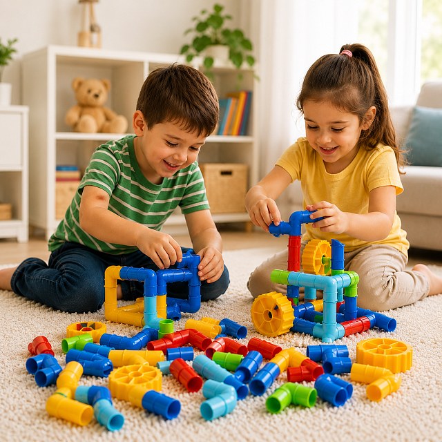 Tekerlekli Boru Lego 72 Parça