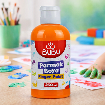 BUBU PARMAK BOYA 250 GR.TURUNCU BUBU PARMAK BOYA 250 GR.TURUNCU