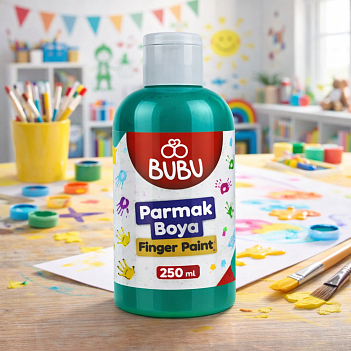 BUBU PARMAK BOYA 250 GR.YEŞİL BUBU PARMAK BOYA 250 GR.YEŞİL