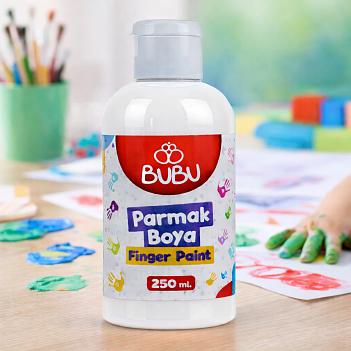 BUBU PARMAK BOYA 250 GR.BEYAZ BUBU PARMAK BOYA 250 GR.BEYAZ