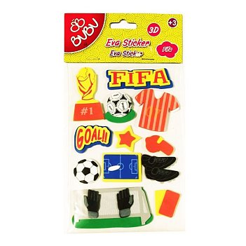 BUBU EVA STICKER 3D FİFA BUBU EVA STICKER 3D FİFA