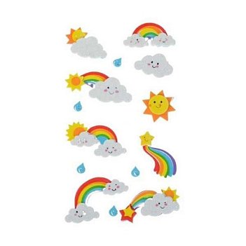 BUBU UNICORN GÖKKUŞAĞIİ STICKER SET BUBU UNICORN GÖKKUŞAĞIİ STICKER SET