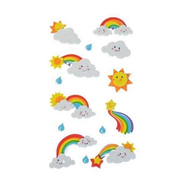 BUBU UNICORN GÖKKUŞAĞIİ STICKER SET BUBU UNICORN GÖKKUŞAĞIİ STICKER SET