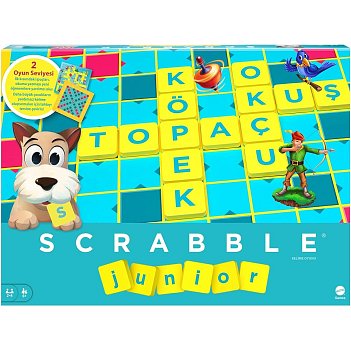 SCRABBLE JUNIOR TURKCE MATTEL Y9733 SCRABBLE JUNIOR TURKCE MATTEL Y9733