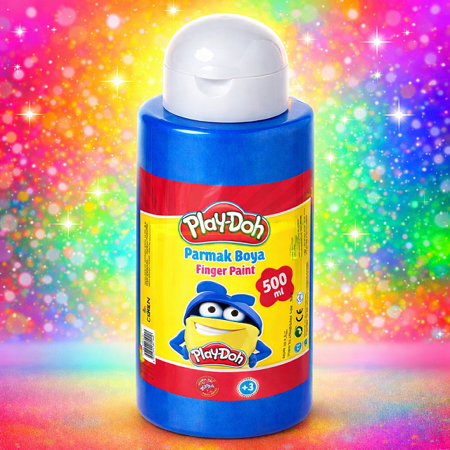 PLAYDOH PARMAK BOYA 500 GR MAVİ PLAYDOH PARMAK BOYA 500 GR MAVİ