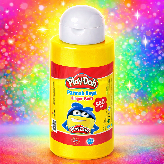 PLAYDOH PARMAK BOYA 500 GR SARI PLAYDOH PARMAK BOYA 500 GR SARI