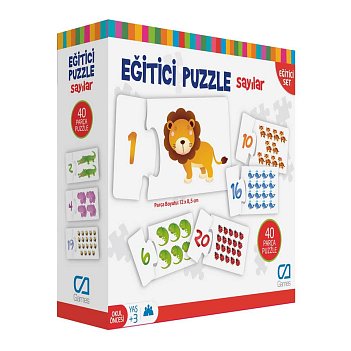 Ca Games Eğitici Puzzle - Sayılar Ca Games Eğitici Puzzle - Sayılar