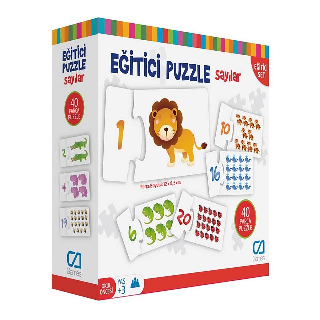 Ca Games Eğitici Puzzle - Sayılar Ca Games Eğitici Puzzle - Sayılar