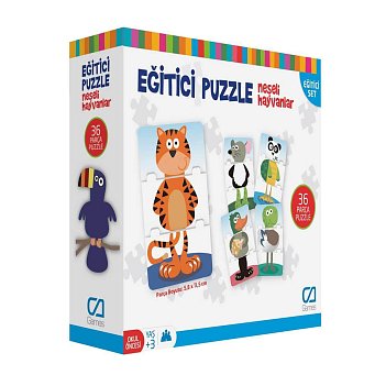 Ca Games Puzzle Neşeli Hayvanlar 36 Parça Ca Games Puzzle Neşeli Hayvanlar 36 Parça