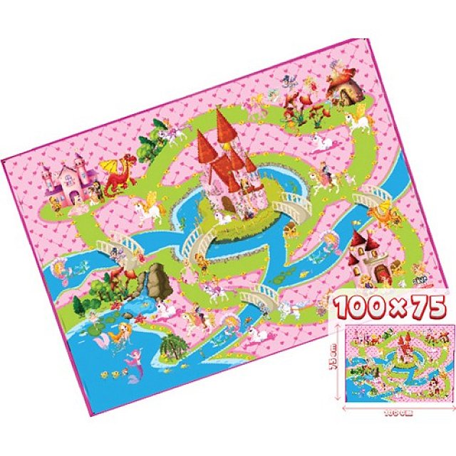 Akar Oyuncak Oyun Halısı Prenses 150 X 100 Cm Akar Oyuncak Oyun Halısı Prenses 150 X 100 Cm
