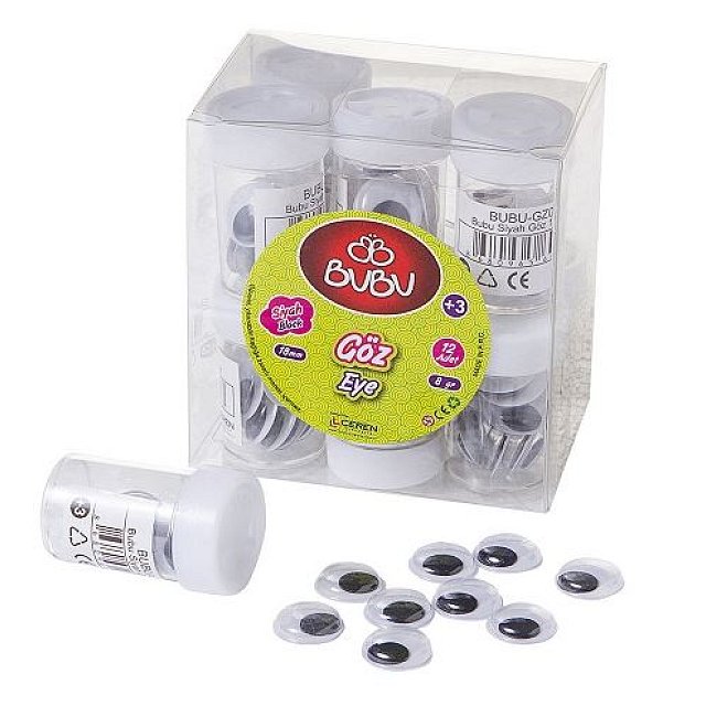 Bubu Siyah Göz 12 Mm 8gr Bubu Siyah Göz 12 Mm 8gr