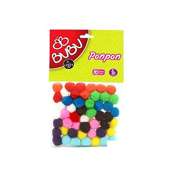 Ponpon 3 Cm 50`li Karma Ponpon 3 Cm 50`li Karma