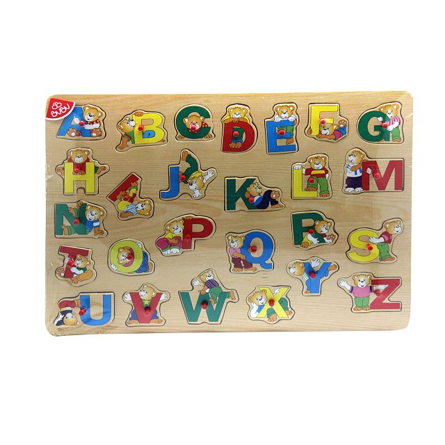 Bubu Ahşap Puzzle Ayıcıklı Harfler Bubu Ahşap Puzzle Ayıcıklı Harfler