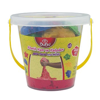 Bubu Kinetik Kum Ve Kaliplari 500 Gr Kirmizi Bubu Kinetik Kum Ve Kaliplari 500 Gr Kirmizi
