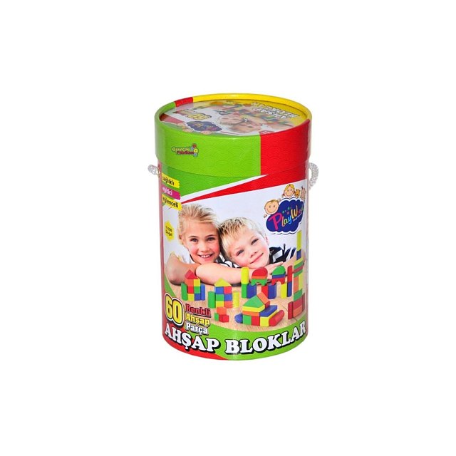 Playwood 60 Parça Renkli Ahşap Bloklar Ony-210 | 8682130992107 Playwood 60 Parça Renkli Ahşap Bloklar Ony-210 | 8682130992107