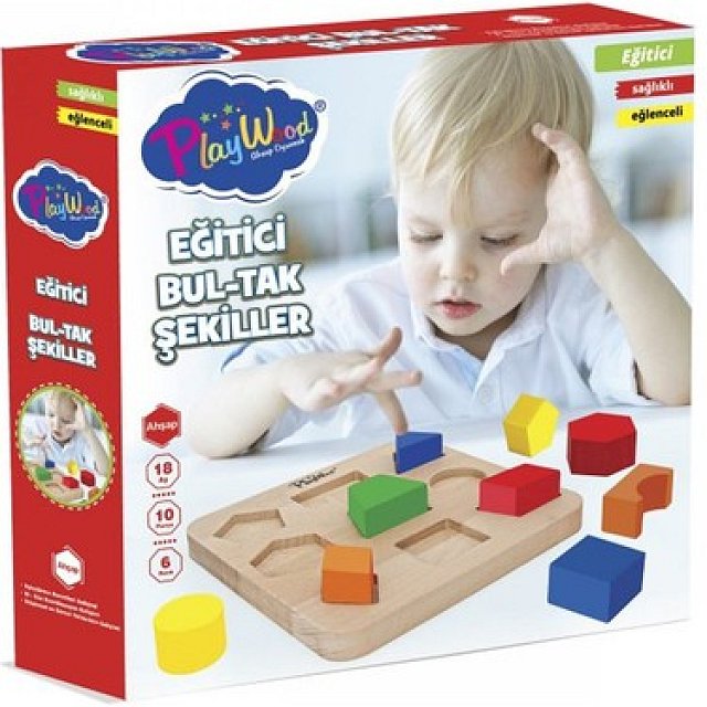Eğitici Bultak Şekiller Ahşap Playwood Eğitici Bultak Şekiller Ahşap Playwood