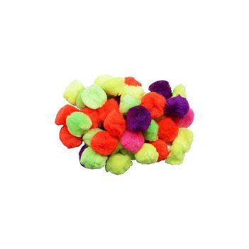 Fosforlu Ponpon 3 Cm 50`li Karma Fosforlu Ponpon 3 Cm 50`li Karma