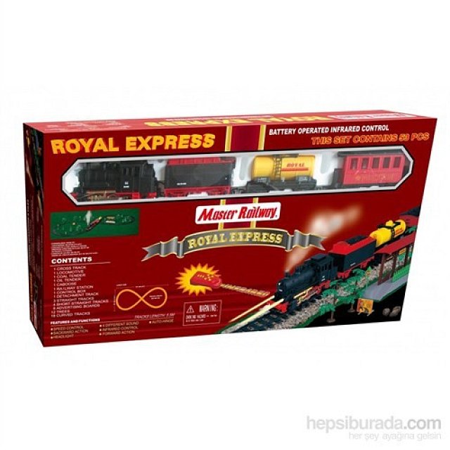 Royal Exspress 53 Parça Kumandalı Tren Seti Royal Exspress 53 Parça Kumandalı Tren Seti