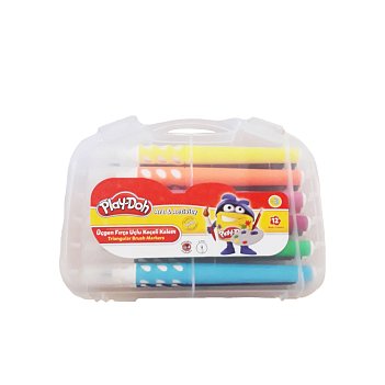 Playdoh 12 Renk Üçgen Firça Uçlu Kalem Pp Kutu Playdoh 12 Renk Üçgen Firça Uçlu Kalem Pp Kutu