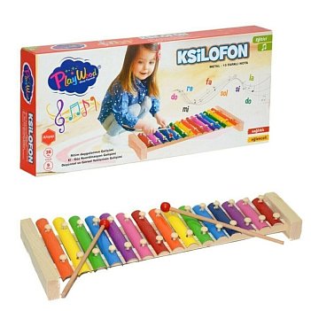 Ksilofon Metal-15 Farkli Nota Playwood Ksilofon Metal-15 Farkli Nota Playwood