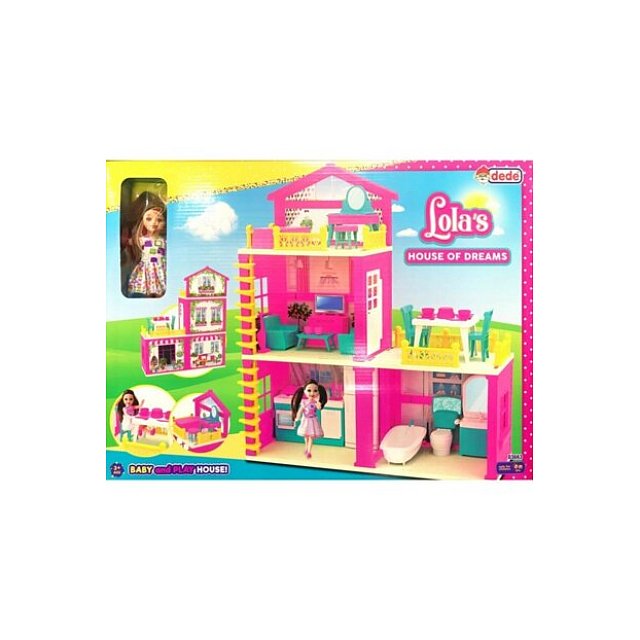 Lolanın Düşler Evi 3 Katlı Aksesuarlı Lolanın Düşler Evi 3 Katlı Aksesuarlı