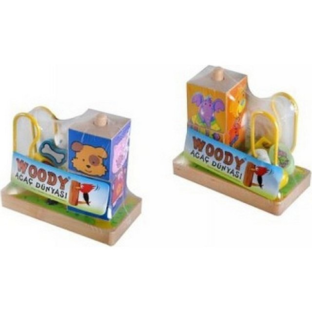 Woody Tahta Boncuk Oyun Küp Puzzle Woody Tahta Boncuk Oyun Küp Puzzle