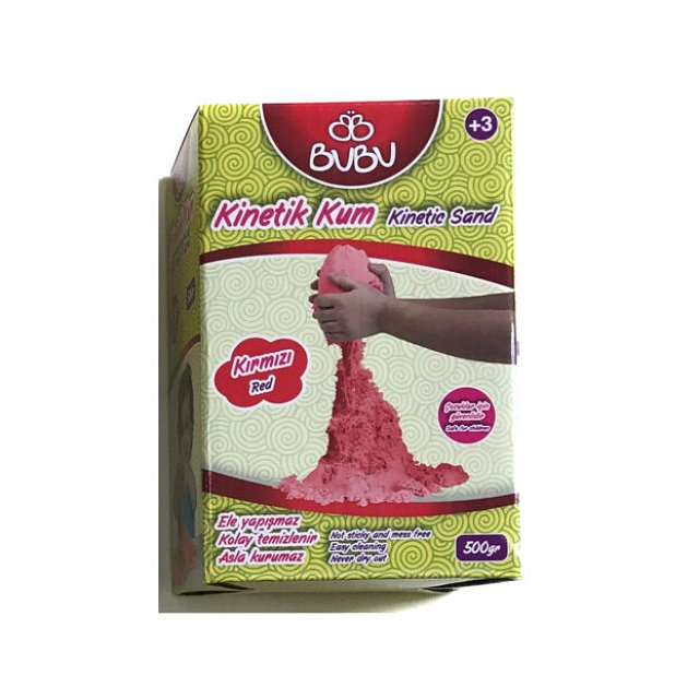 Kinetik Kum 500 Gr. Kırmızı Kinetik Kum 500 Gr. Kırmızı