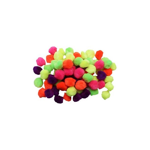 Fosforlu Ponpon 2 Cm 100`lü Karma Fosforlu Ponpon 2 Cm 100`lü Karma