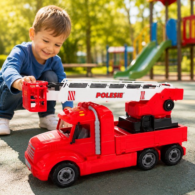 Polesie Mike Kutulu Oyuncak İtfaiye Aracı Polesie Mike Kutulu Oyuncak İtfaiye Aracı