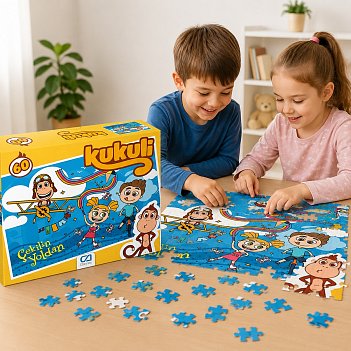 Kukuli Çocuk Puzzle Yapboz Eğitici 60 Parça Kukuli Çocuk Puzzle Yapboz Eğitici 60 Parça