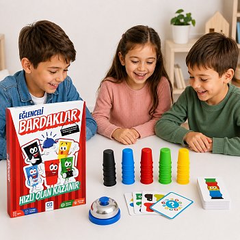 Eğlenceli Bardaklar Zeka Oyunu Ca-5185 Eğlenceli Bardaklar Zeka Oyunu Ca-5185