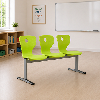 Üçlü Monoblok Sandalye